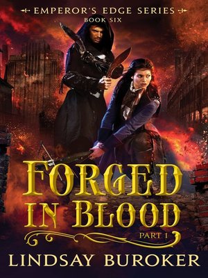 cover image of Forged in Blood I (The Emperor's Edge Book 6)